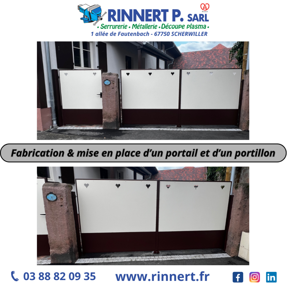 PUBLICATION PORTAIL PORTILLON CONFITURES DE NICOLE 1000X1000 | RINNERT Portails et portillons Illkirch-Graffenstaden 35