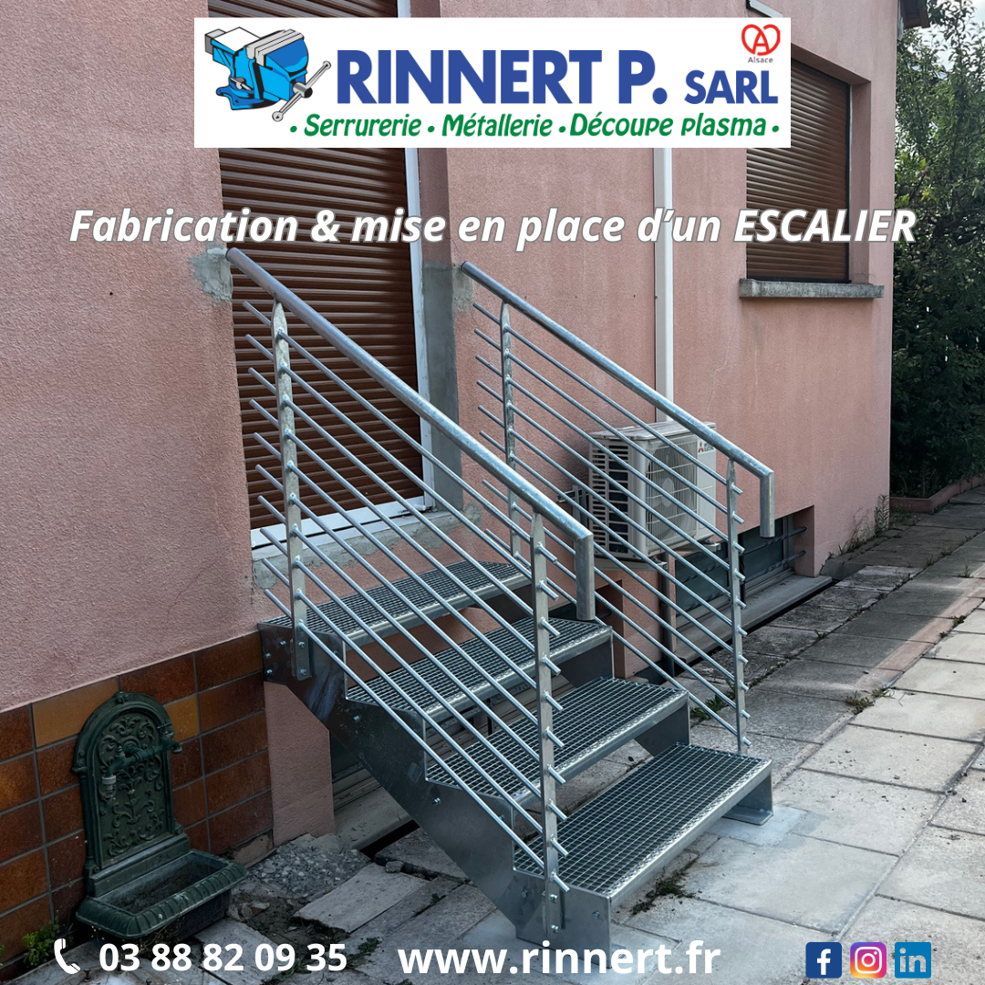 FABRICATION MISE EN PLACE DUN ESCALIER | RINNERT Nos dernières réalisations ! Barr 5