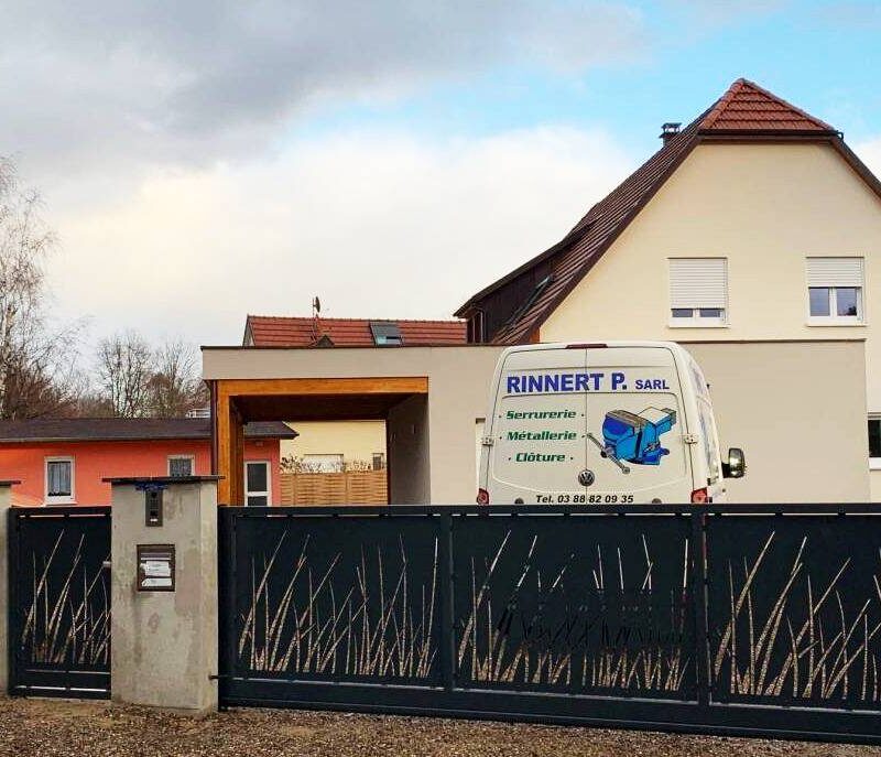 Fabricant de portails et portillons m&eacute;talliques Strasbourg et Colmar Mutzig