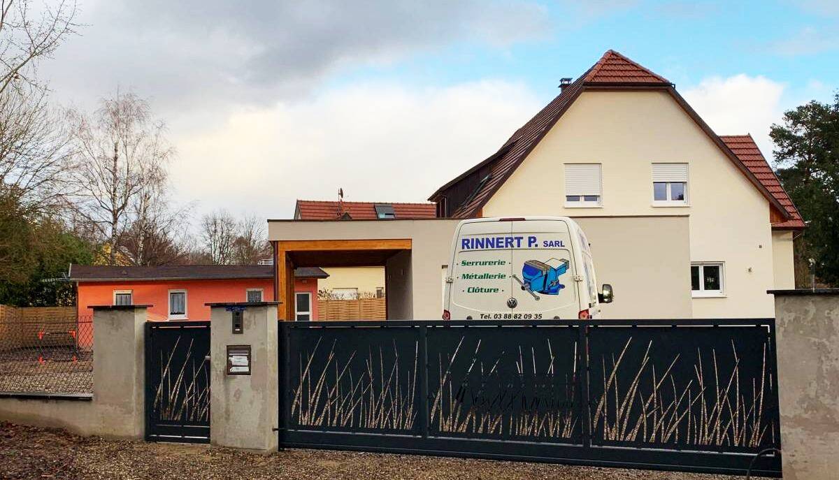 PORTAIL 1 | RINNERT Fabricant de portails et portillons métalliques Strasbourg et Colmar Mutzig